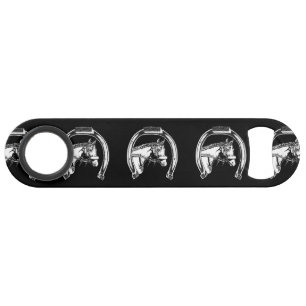 Horse and Horseshoe Scratch Art