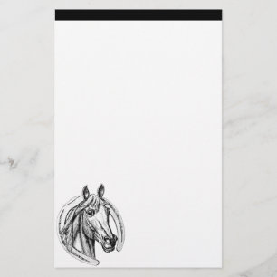 Horse and Horseshoe Stationary Stationery