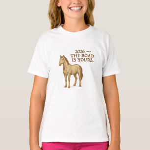 Horse and motivational text T-Shirt