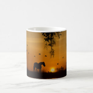 Horse and Nature Beautiful Serene Coffee Mug