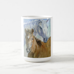 Horse and pony coffee mug
