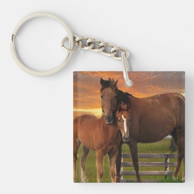  horse and pony key ring (Front)