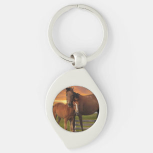 Horse and pony key ring