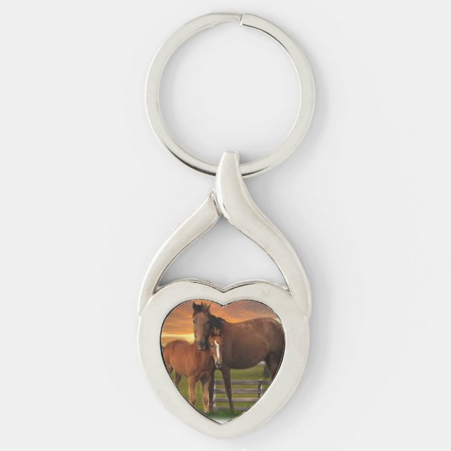 Horse and pony key ring (Front)