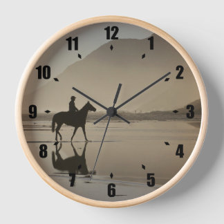 Horse and Rider Clock