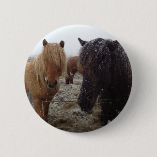 Horse and Rider Gifts, Personalised 6 Cm Round Badge