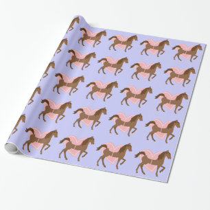Horse and Rider Gifts, Personalised Wrapping Paper