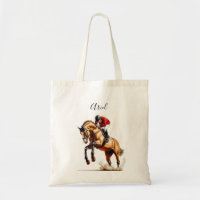 Horse and Rider Jumping  in Equestrian Action