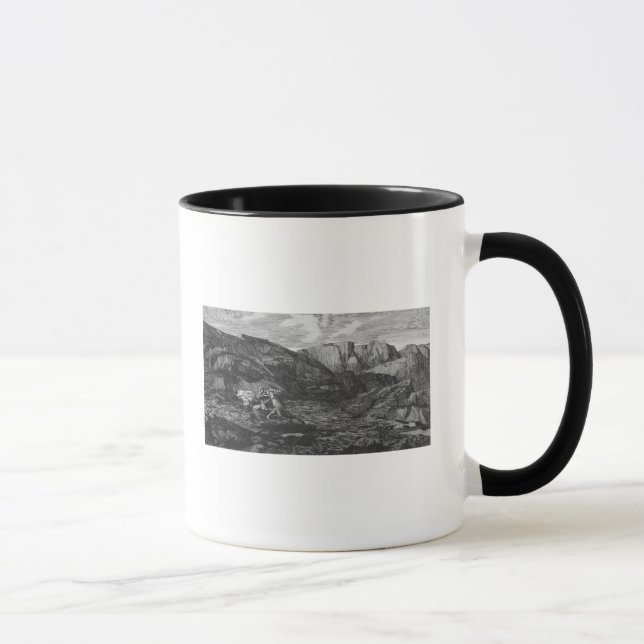 Horse and Rider Mug (Right)