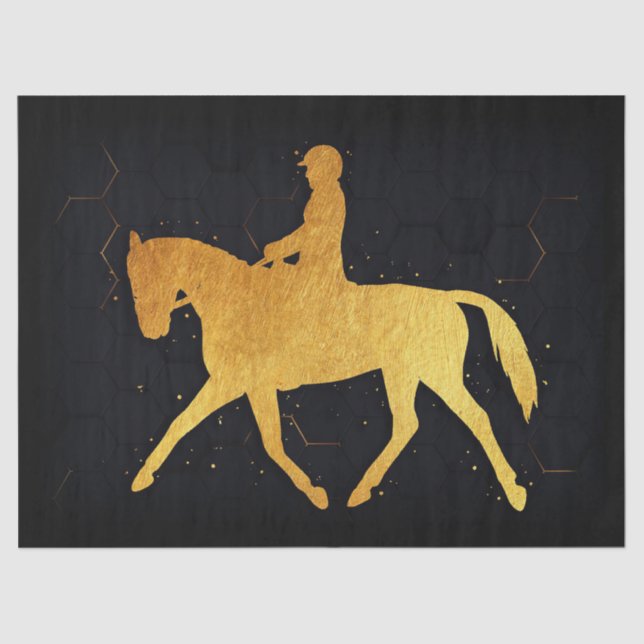 Horse And Rider Tissue Paper (Front)