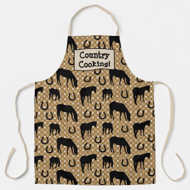 Horse and Shoe, Country Cooking! Apron (Front)