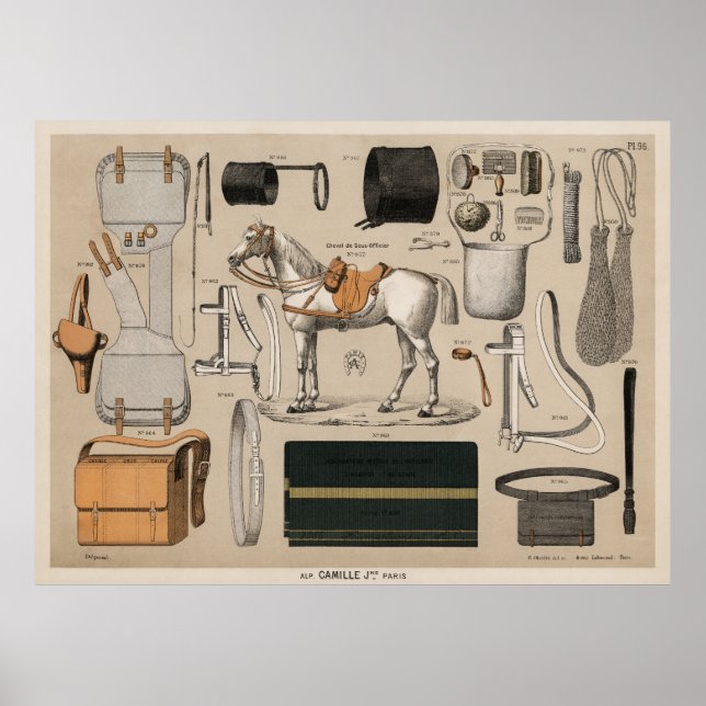 Horse and Supplies Poster (Front)