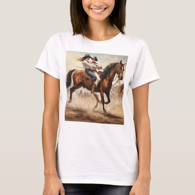 HORSE AND THE WOMAN T-Shirt (Front)