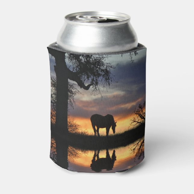 Horse and Water Can Cooler (Can Back)