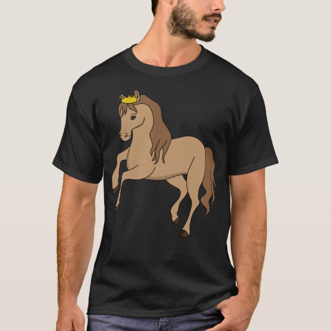 Horse animals witch  T-Shirt (Front)