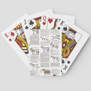Horse Antique Advertising Newspaper Art Playing Cards