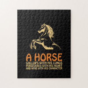 Horse Art A Horse Gallops Jigsaw Puzzle