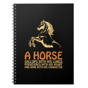 Horse Art A Horse Gallops Notebook