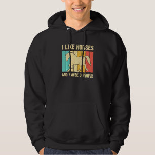 Horse Art Horse Men Women Boys Girls Introvert Hoodie