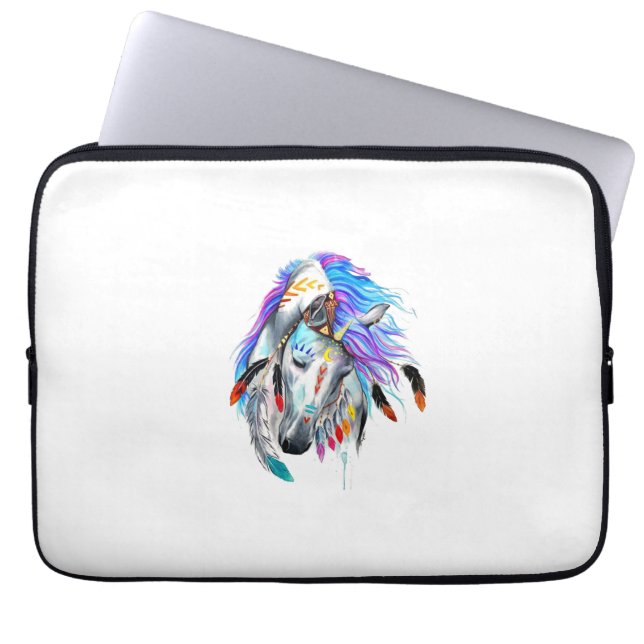 Horse Art Laptop Sleeve (Front)