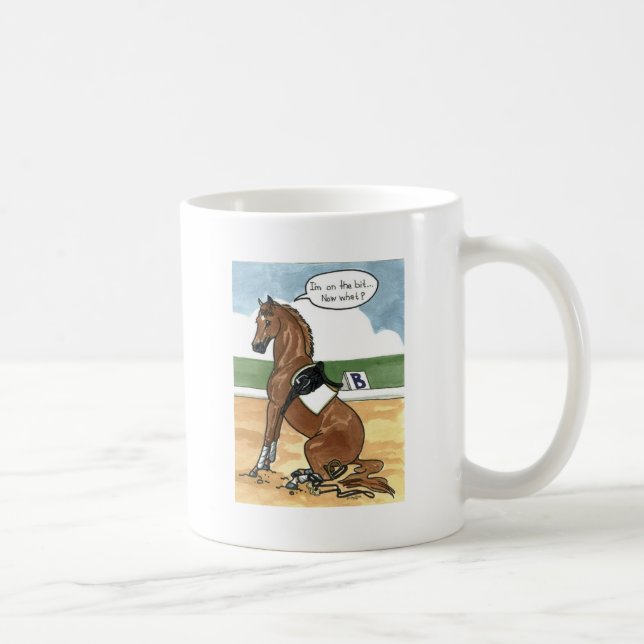 Horse art ON THE BIT now what Coffee Mug (Right)