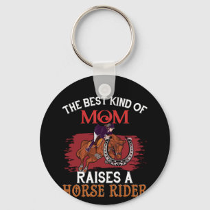 Horse Art The Best Kind Of Mum Key Ring