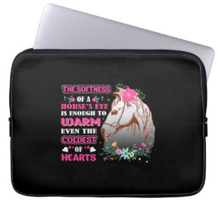 Horse Art The Softness Of A Horse's Eye Laptop Sleeve