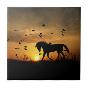 Horse Art Tile