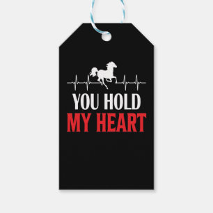 Horse Art You Hold My Heart Gift Tags