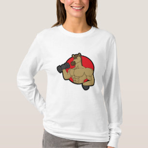 Horse as Bodybuilder with Dumbbell T-Shirt