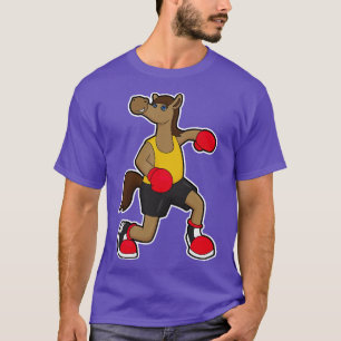 Horse As Boxer With Boxing Gloves  T-Shirt