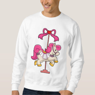 Horse as Carousel horse.PNG Sweatshirt