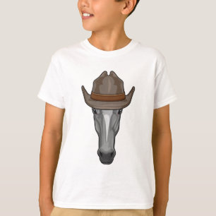 Horse as Cowboy with Hat T-Shirt