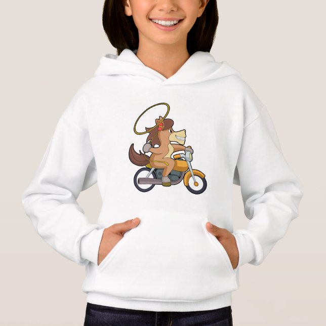 Horse as Cowboy with Lasso & Motorcycle (Front)