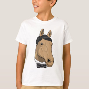 Horse as Gentleman with Bow tie T-Shirt