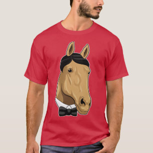 Horse as Gentleman with Bow tie T-Shirt