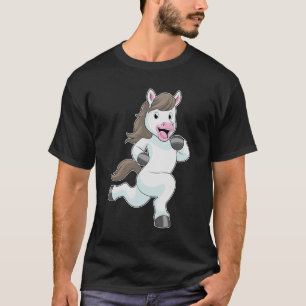 Horse as Runner at Running T-Shirt