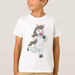 Horse as Runner at Running T-Shirt