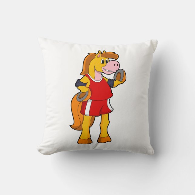 Horse as Runner Cushion (Front)