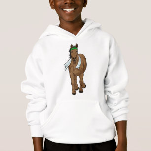 Horse as Runner with Towel