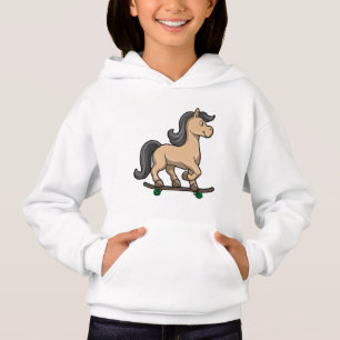 Horse as Skater with Skateboard