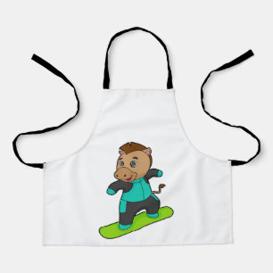 Horse as Snowboarder with Snowboard Apron