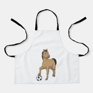 Horse as Soccer player with Soccer Apron