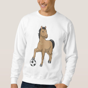 Horse as Soccer player with Soccer Sweatshirt