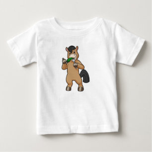 Horse at Eating Vegan Baby T-Shirt