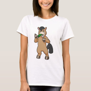 Horse at Eating Vegan T-Shirt
