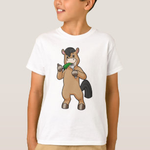 Horse at Eating Vegan T-Shirt