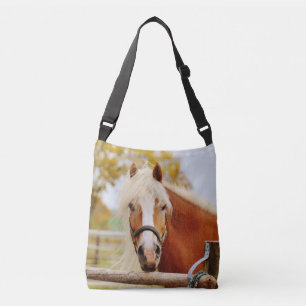 Horse At Gate Crossbody Bag