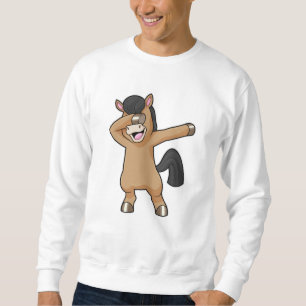 Horse at Hip Hop Dance Dab Sweatshirt