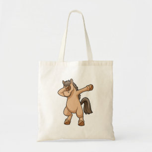 Horse at Hip Hop Dance Dab Tote Bag